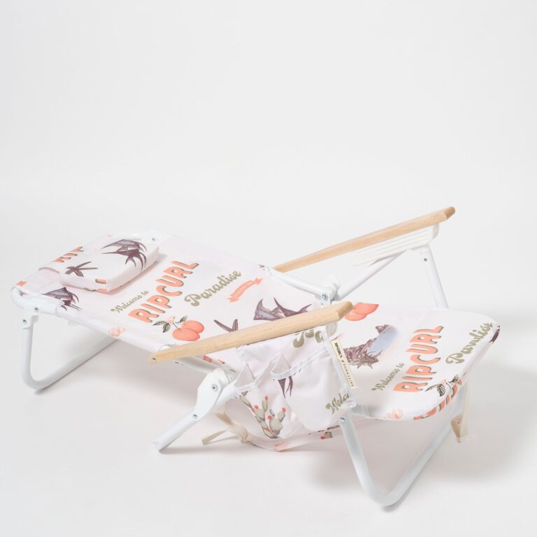 Chaise De Plage Confortable Et Resistante Style Paradise Pour Detente Exterieure