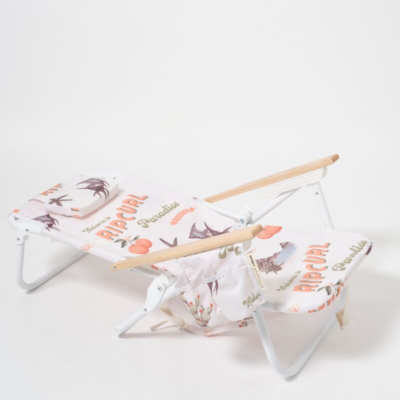 Chaise De Plage Confortable Et Resistante Style Paradise Pour Detente Exterieure