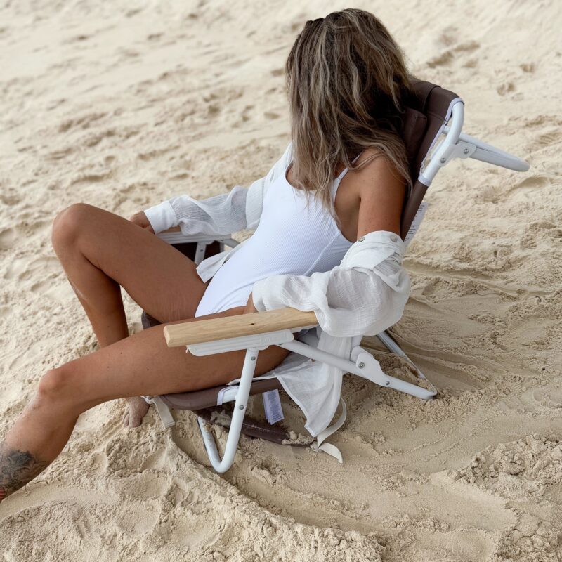 Chaise De Plage Confortable Style Bois Flotte Rustique Ideale Pour Detente Exterieure 10