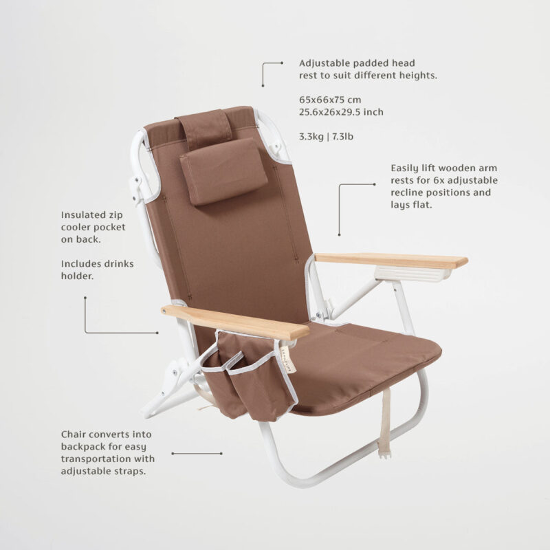 Chaise De Plage Confortable Style Bois Flotte Rustique Ideale Pour Detente Exterieure 7