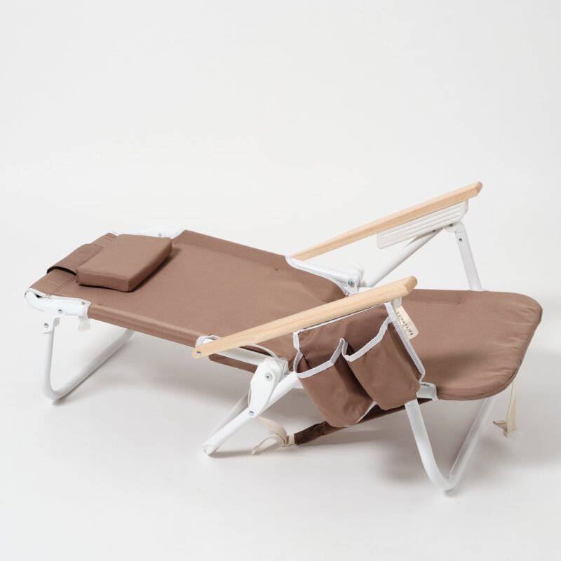 Chaise De Plage Confortable Style Bois Flotte Rustique Ideale Pour Detente Exterieure