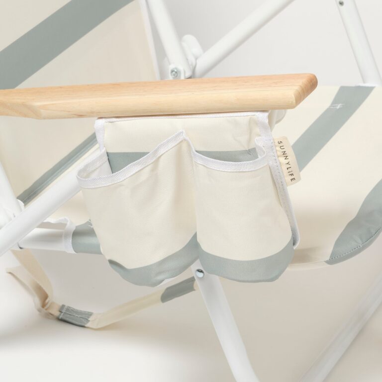 Chaise De Plage Rayee La Palma Sauge Confort Luxe Pour Exterieur Et Detente 2