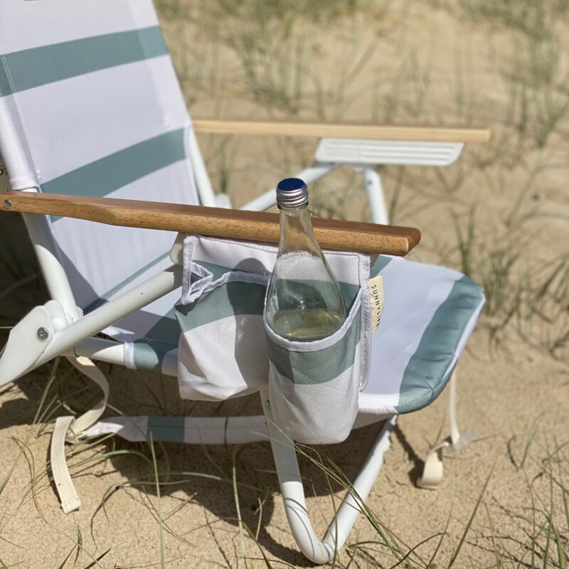 Chaise De Plage Rayee La Palma Sauge Confort Luxe Pour Exterieur Et Detente 8
