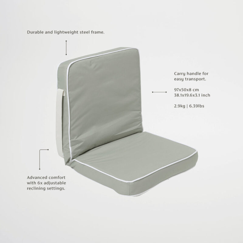 Chaise Pliante Portable Sauge La Palma Facile A Transporter Et Ranger 8