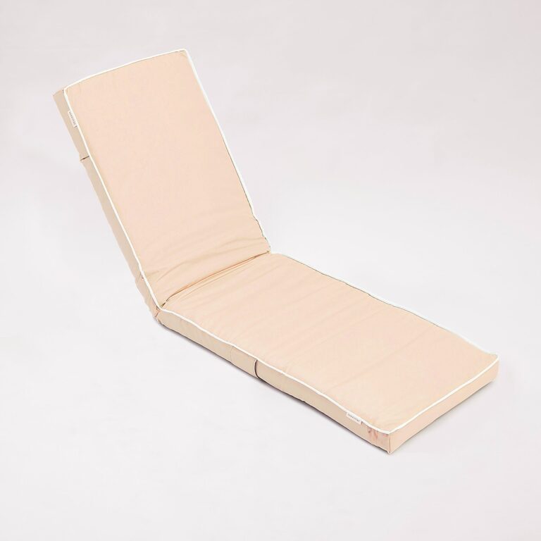 Fauteuil Long Confortable Couleur Sable Ideal Detente Interieur Exterieur 4