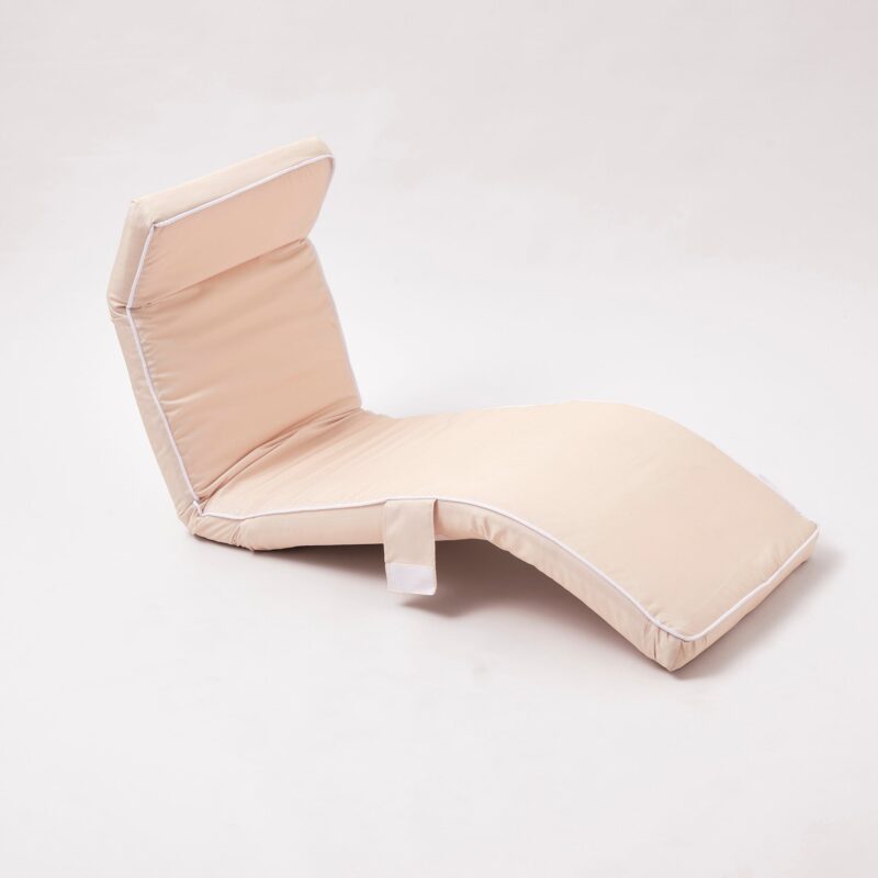 Fauteuil Long Confortable Couleur Sable Ideal Detente Interieur Exterieur 6