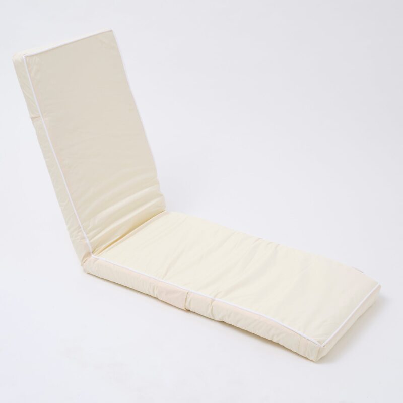 Fauteuil Relax Confortable Couleur Sable Ideal Pour Detente En Interieur Ou Exterieur 1